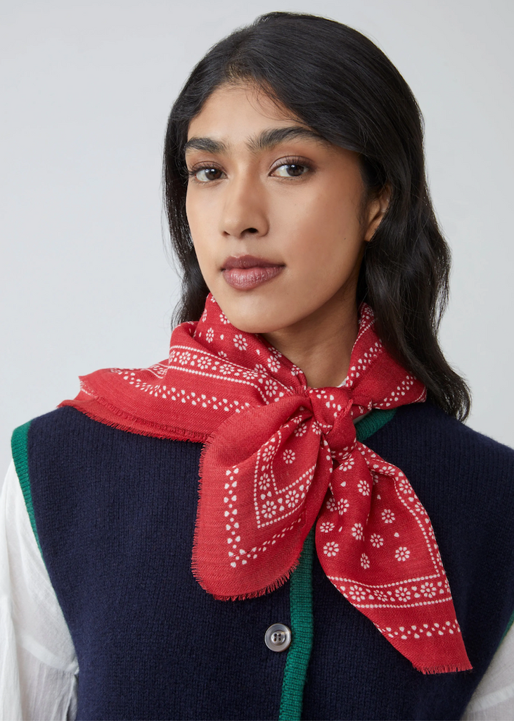 Moismont | Olaf Foulard No 676 | Carmin