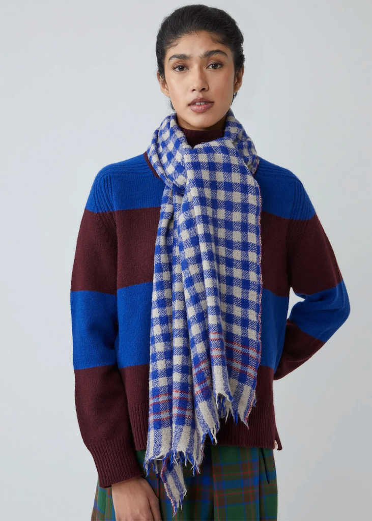 Moismont | Paolo Echarpe No 703 | Royal Blue