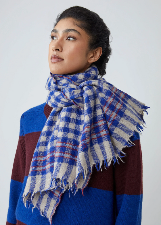 Moismont | Paolo Echarpe No 703 | Royal Blue