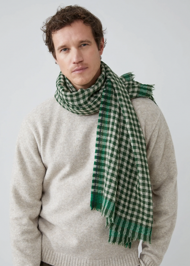 Moismont | Vichy Echarpe No 693 | British Green