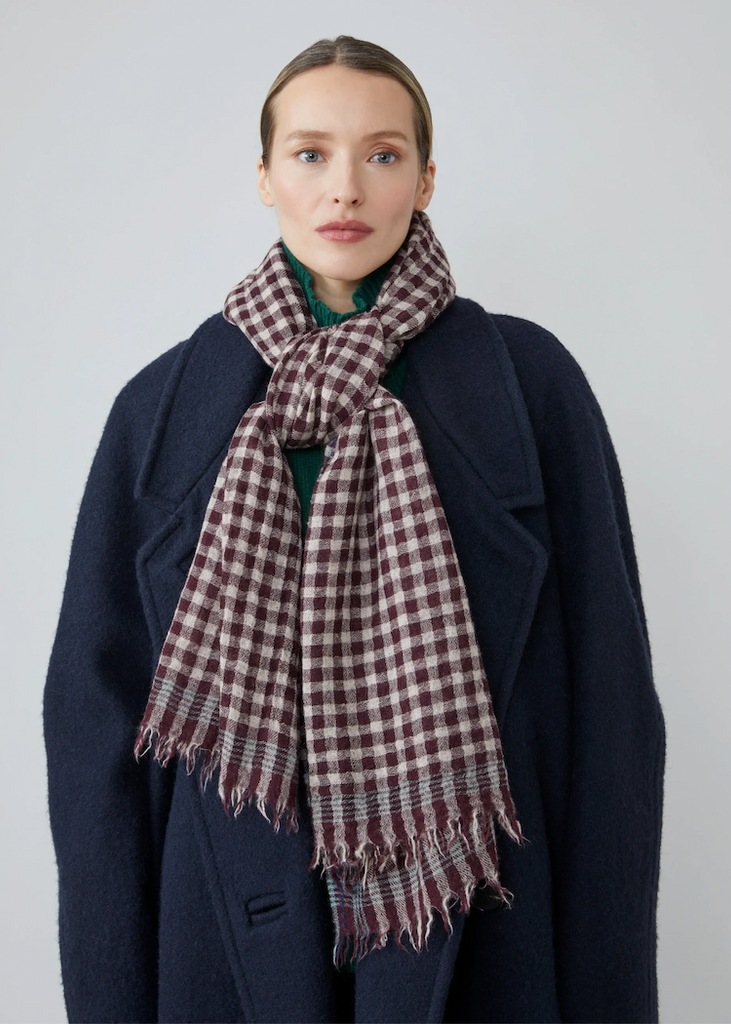 Moismont | Vichy Echarpe No 693 | Fig