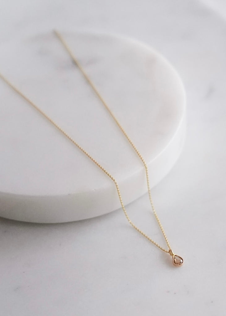 Monica Riley | Brown Rose Cut Diamond Necklace
