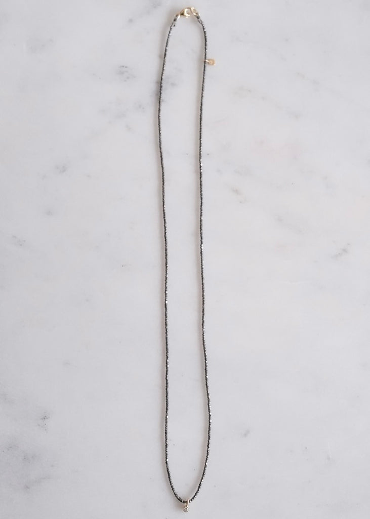 Monica Riley | Diamond + Hill Tribe Bead Necklace