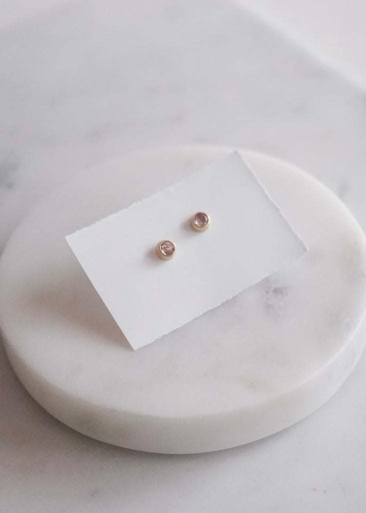 Monica Riley | Lavender Sapphire Studs