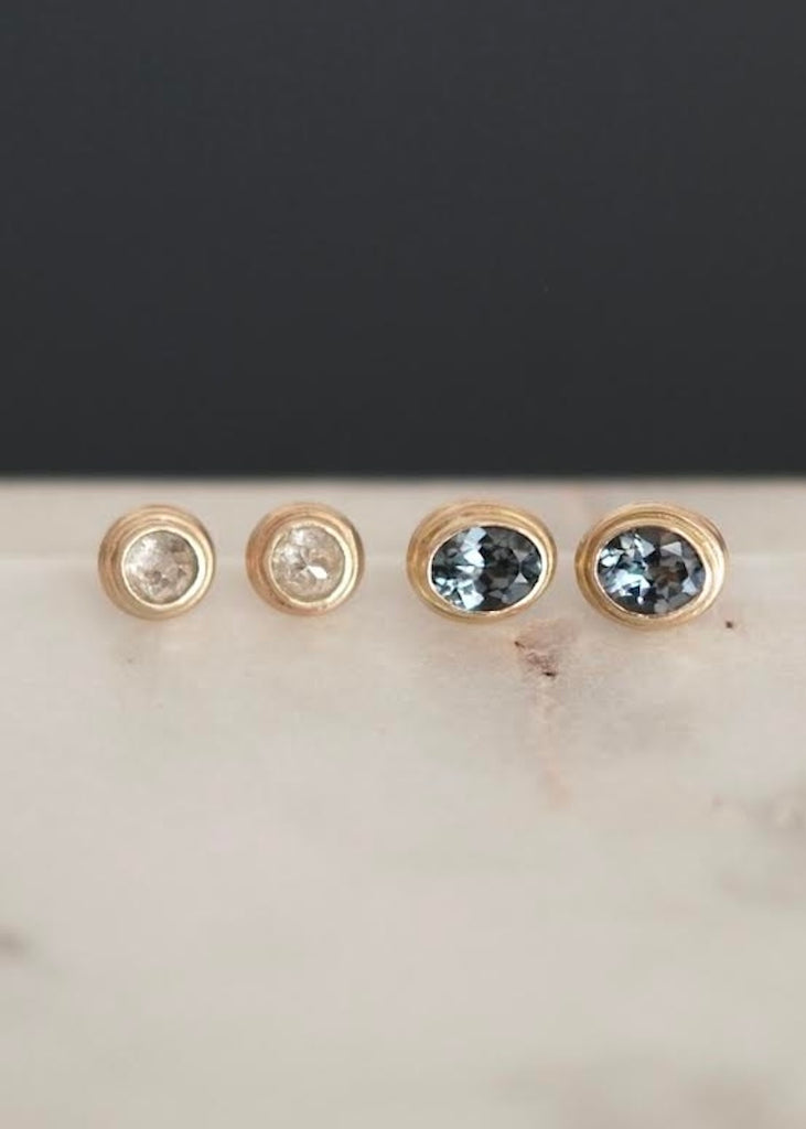 Monica Riley | Oval Spinel Studs