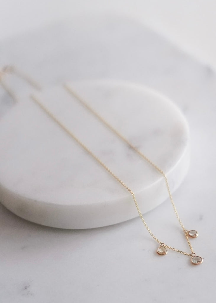 Monica Riley | Rose Cut Sapphire + 14kg Necklace