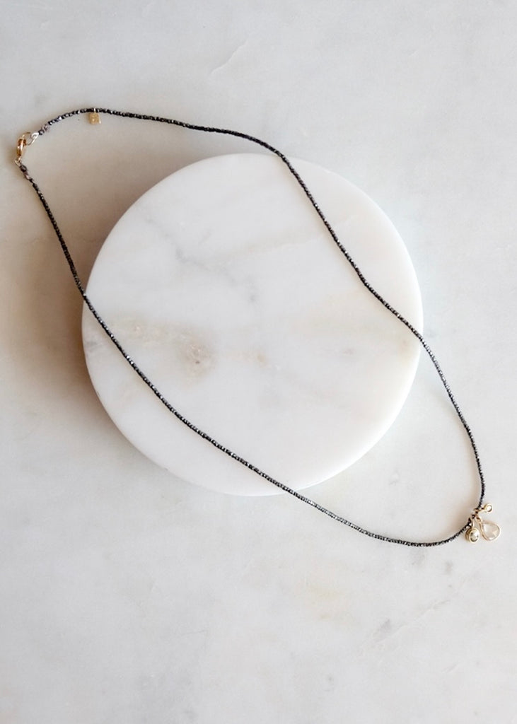 Monica Riley | Sapphire + Diamond Charms Cluster Necklace
