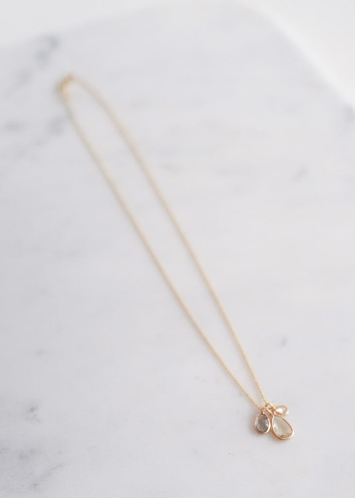 Monica Riley | Sapphire + Diamond Necklace