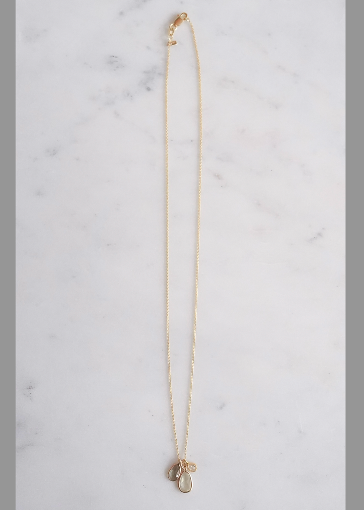 Monica Riley | Sapphire + Diamond Necklace