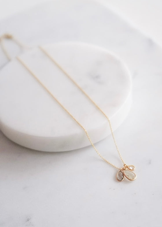 Monica Riley | Sapphire + Diamond Necklace