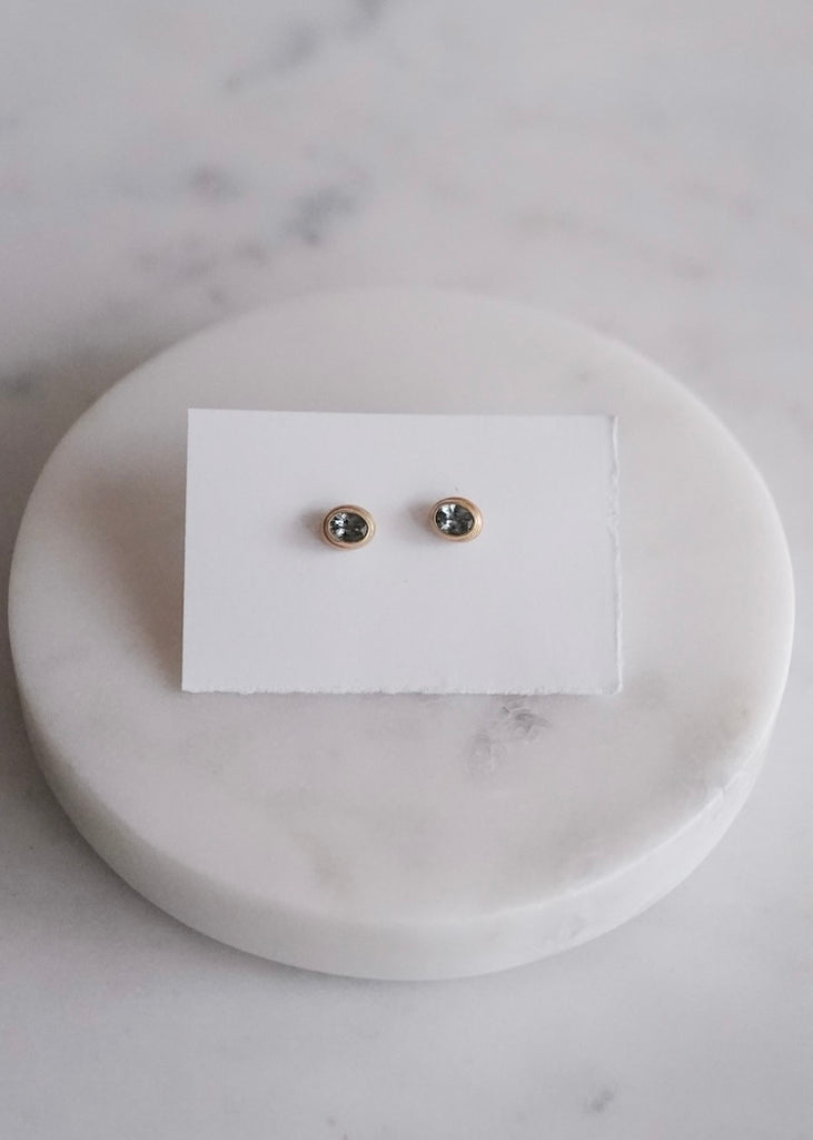 Monica Riley | Oval Spinel Studs