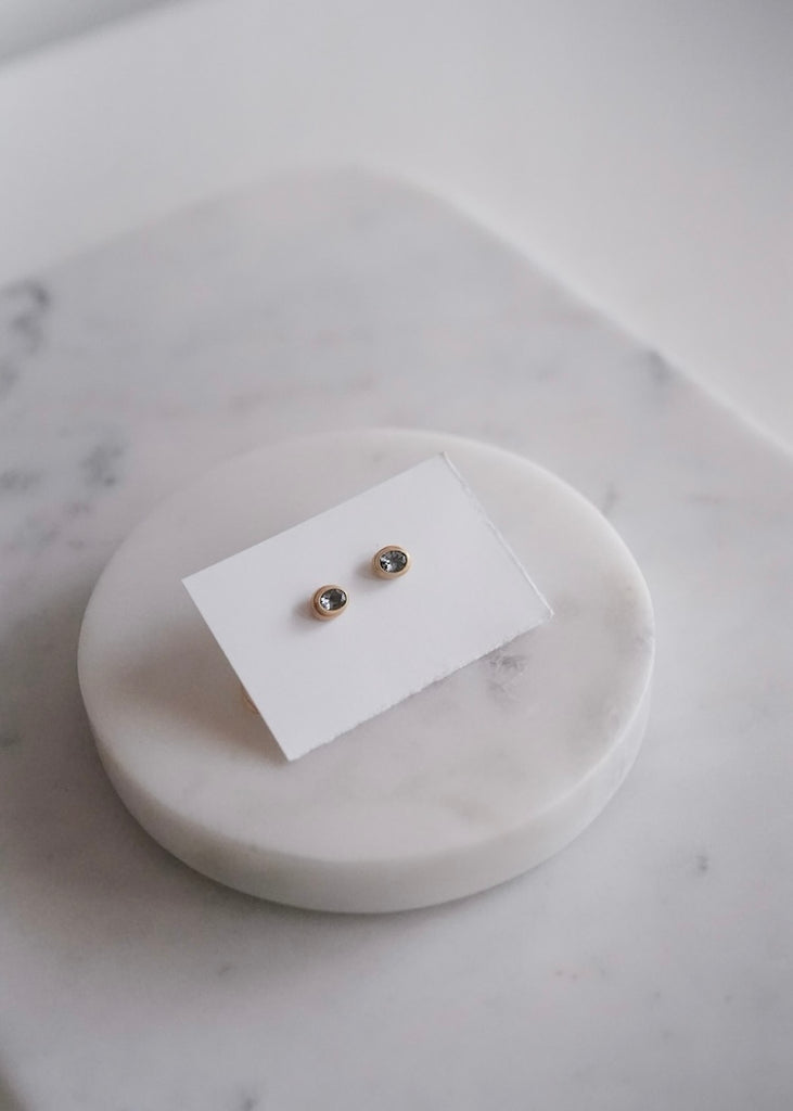 Monica Riley | Oval Spinel Studs
