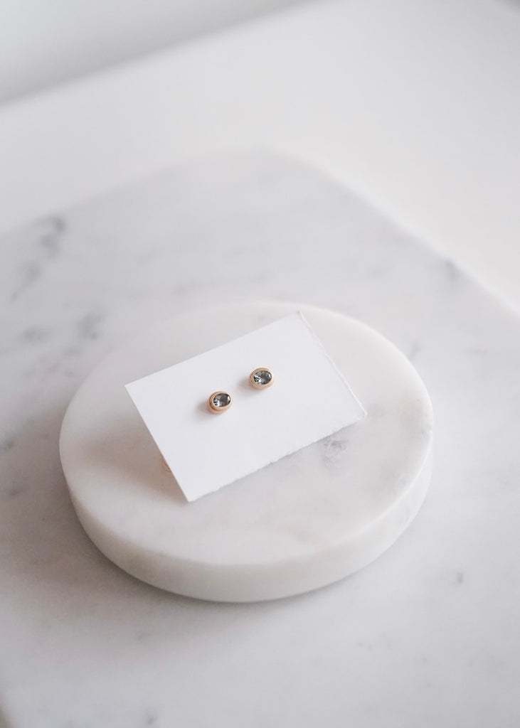 Monica Riley | Oval Spinel Studs