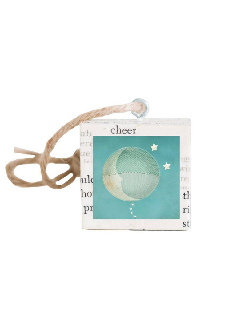 Moon Balloon Holiday Ornament