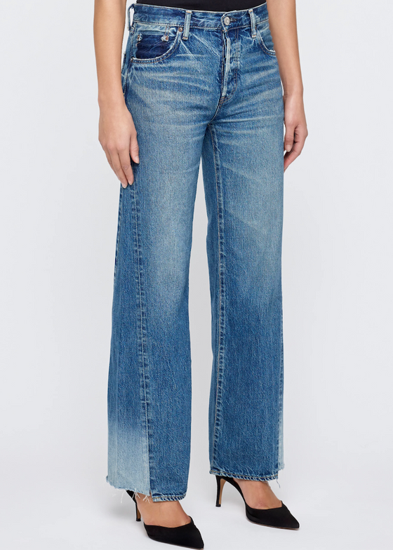 Moussy | Panel Wide Jean | Holyoke