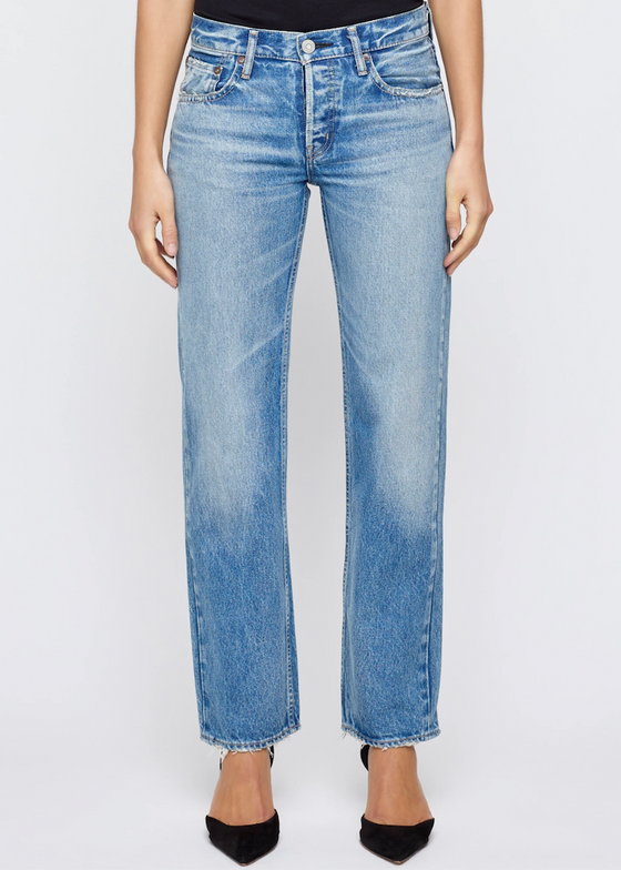 Moussy | Straight Low Jean | Cheval