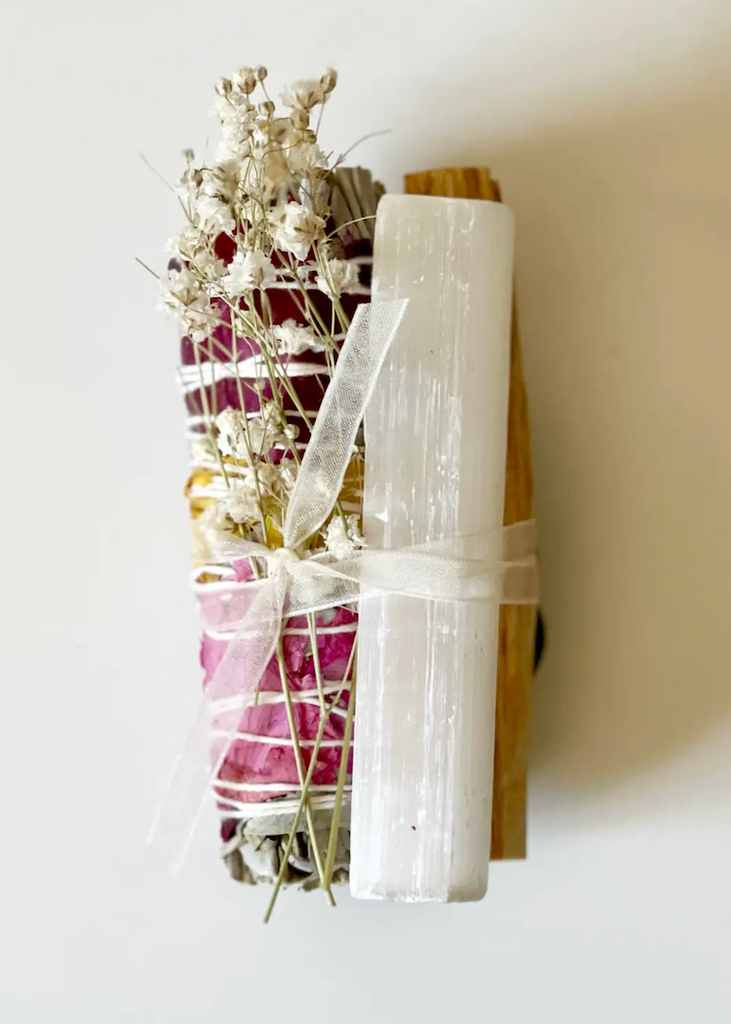 Nectar Republic | Healing Floral Sage Smudge Bundle