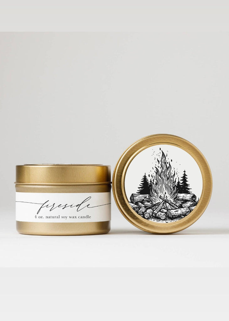 Nectar Republic | Fireside Tin Soy Candle