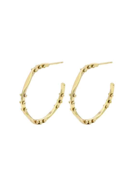 Nikki Nation | Flux Dot Hoops 14k