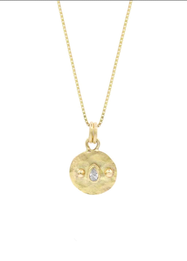 Nikki Nation | Pear Coin Necklace