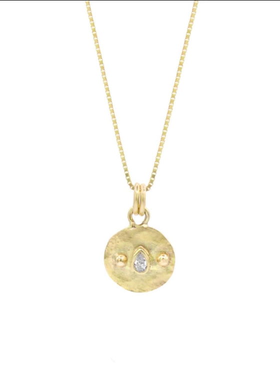 Nikki Nation | Pear Coin Necklace