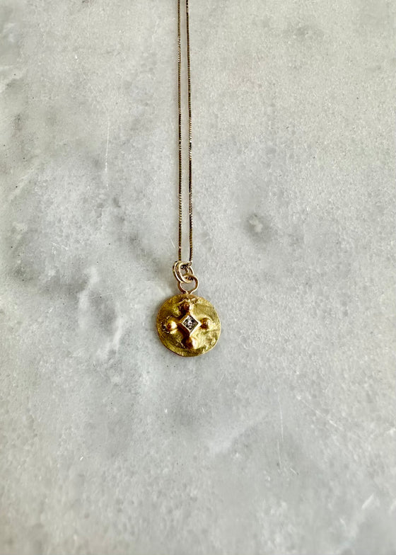 Nikki Nation | Princess Cut Coin Necklace
