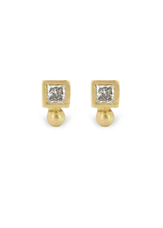 Nikki Nation | Square Dot Studs