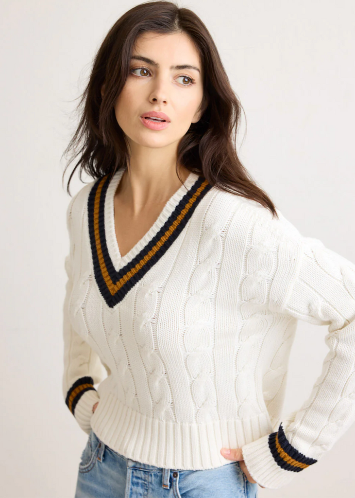 Not Monday | Blair Cable V Neck