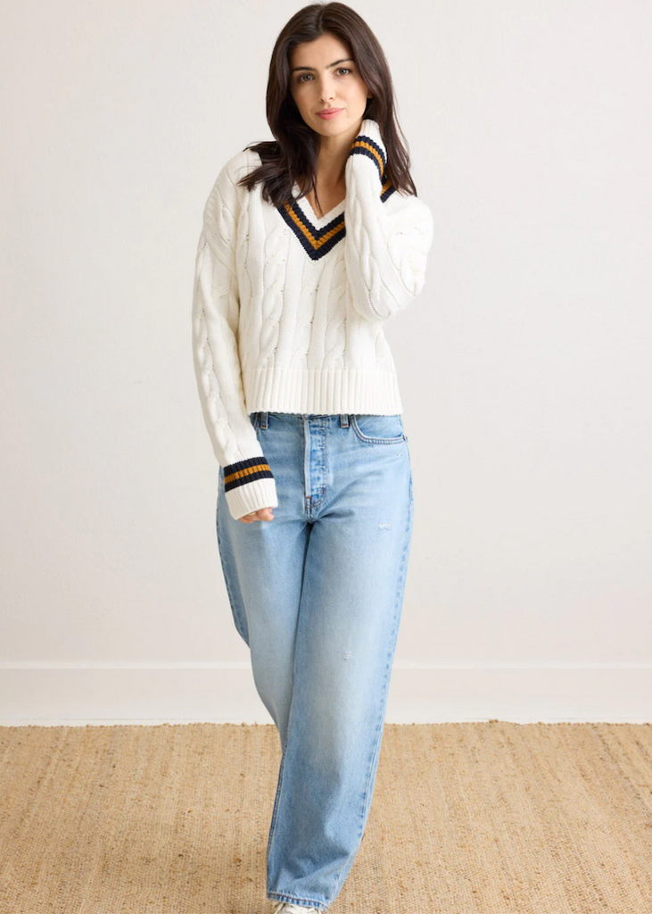 Not Monday | Blair Cable V Neck