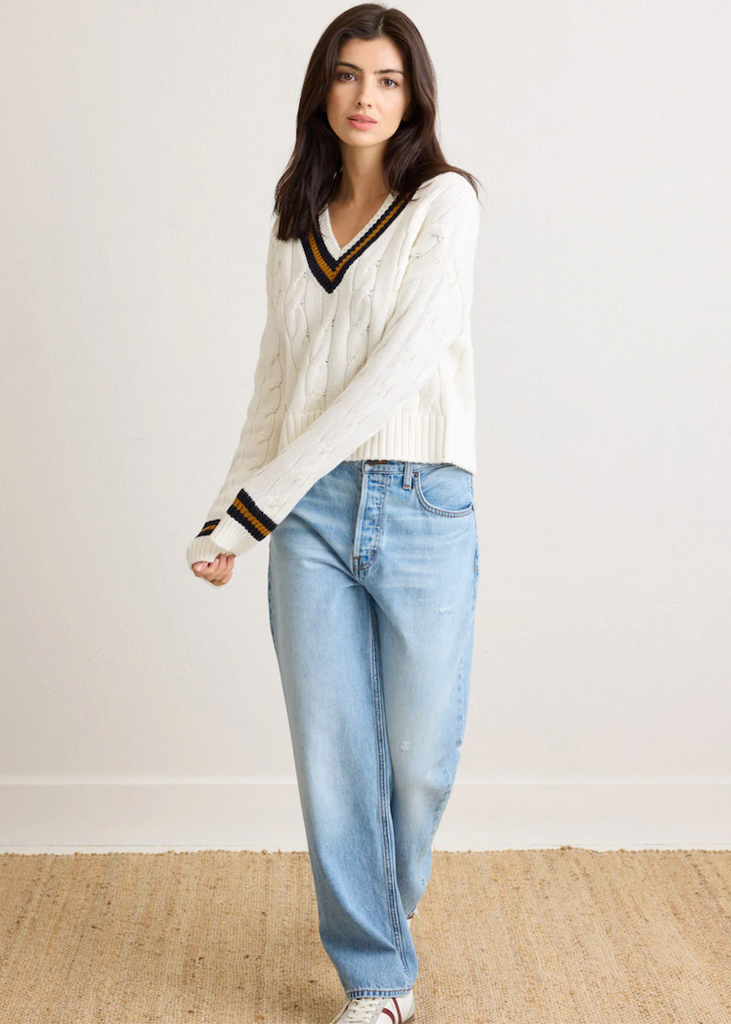Not Monday | Blair Cable V Neck