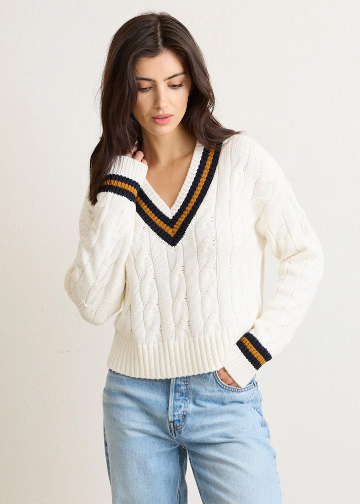 Not Monday | Blair Cable V Neck