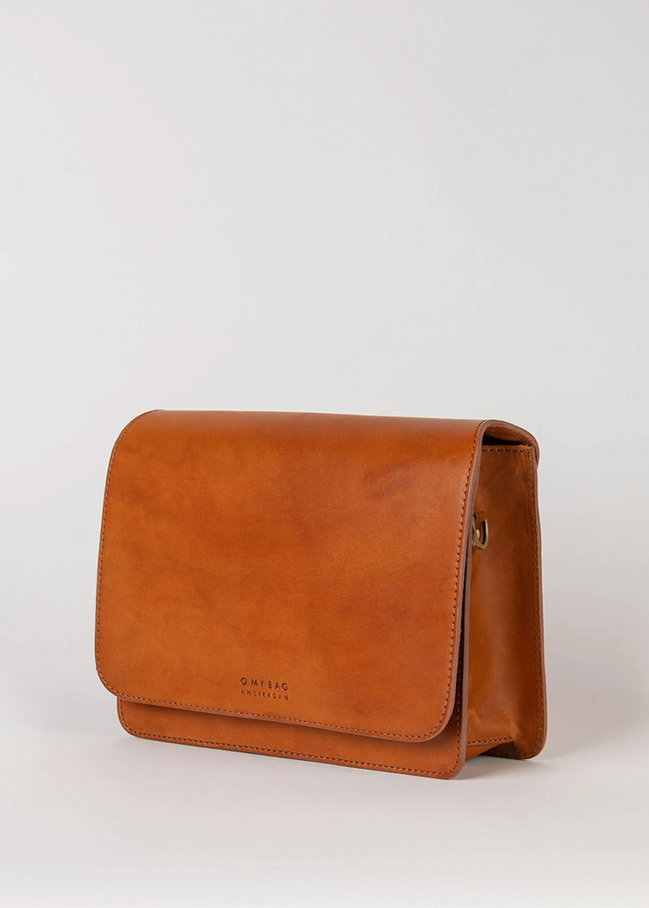O My Bag | Audrey Satchel in Cognac Classic Leather
