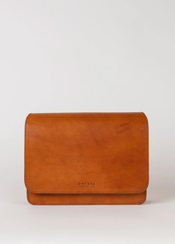 O My Bag | Audrey Satchel in Cognac Classic Leather