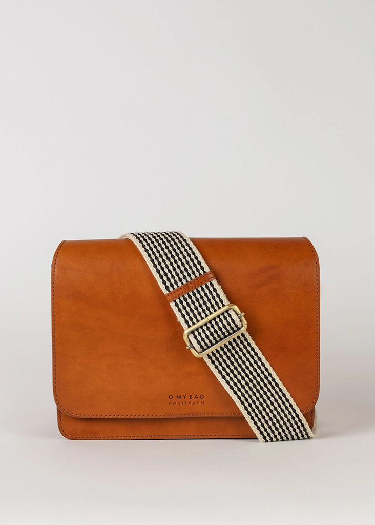 O My Bag | Audrey Satchel in Cognac Classic Leather