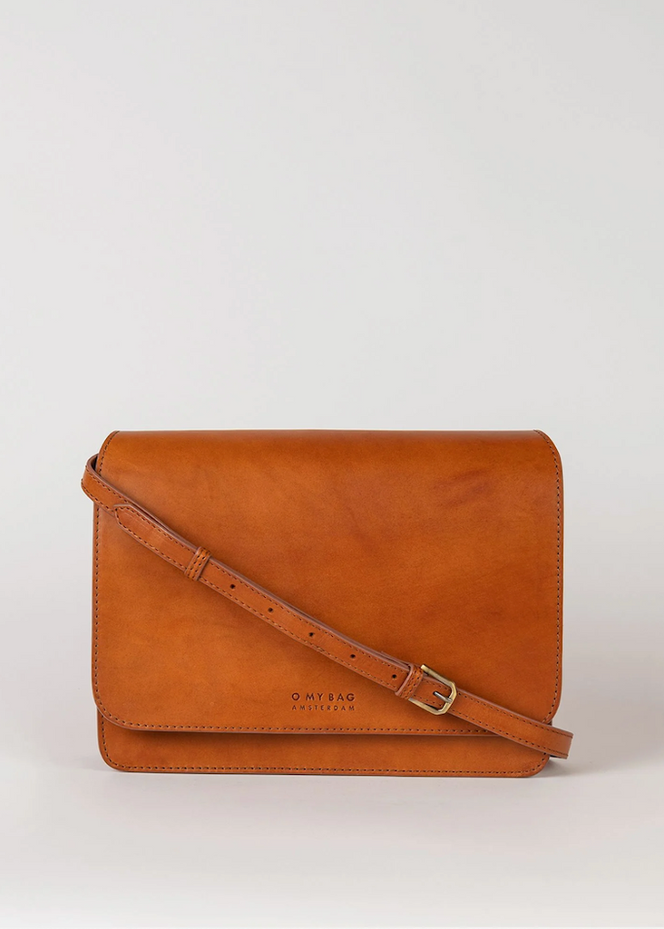 O My Bag | Audrey Satchel in Cognac Classic Leather