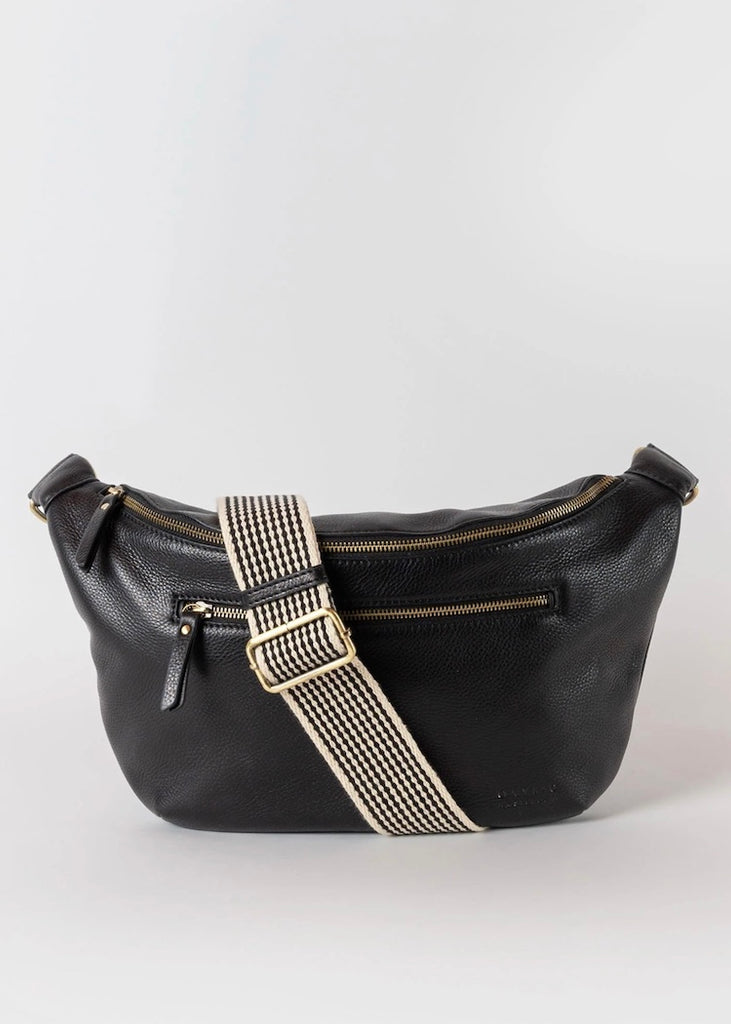 O My Bag | Drew Maxi Black Soft Grain Leather
