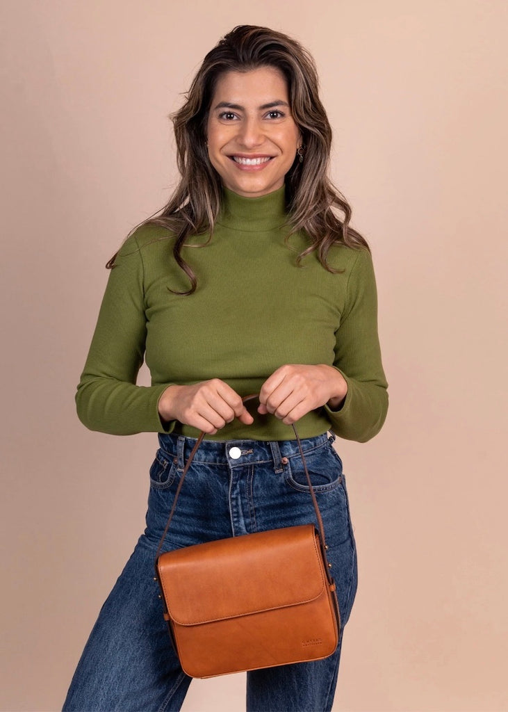 O My Bag | Gina Bag in Cognac Classic Leather