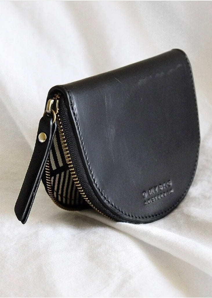 O My Bag | Laura Coin Purse in Black Classic Leather