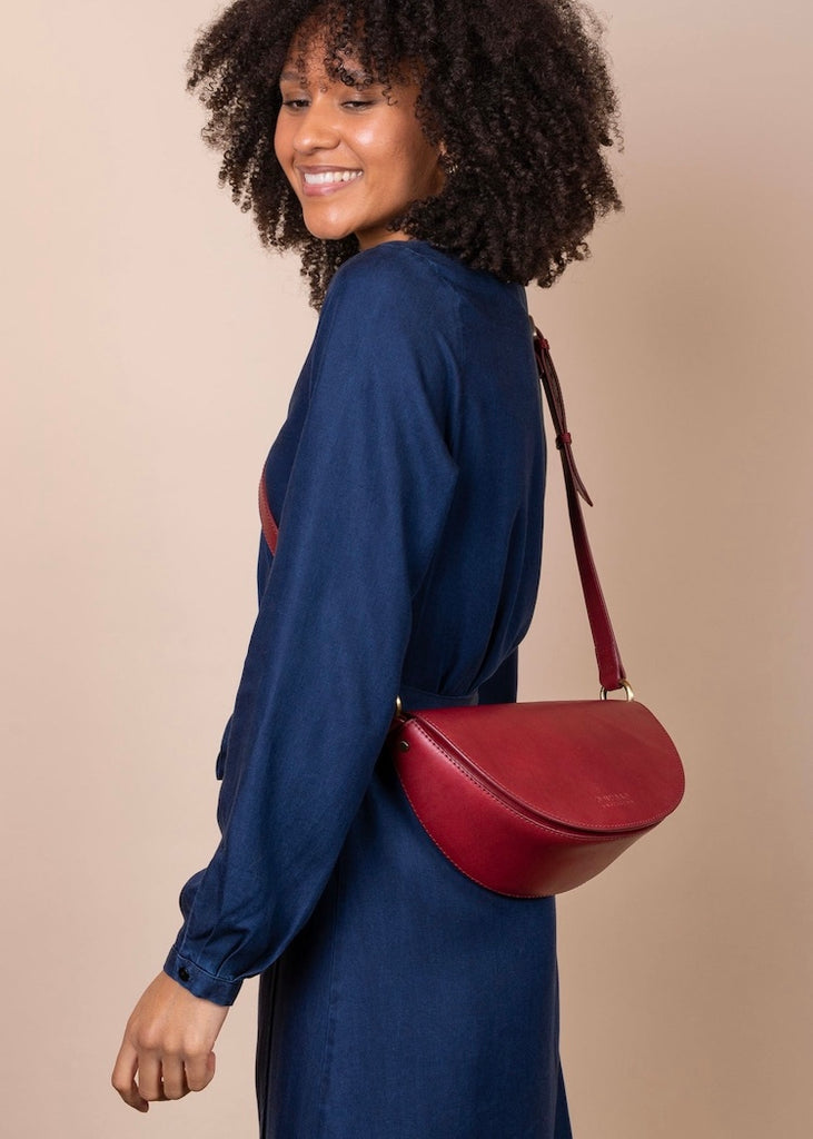 O My Bag | Laura in Ruby Classic Leather