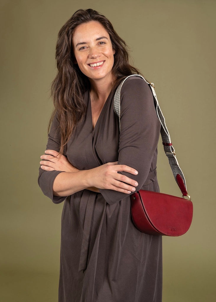 O My Bag | Laura in Ruby Classic Leather