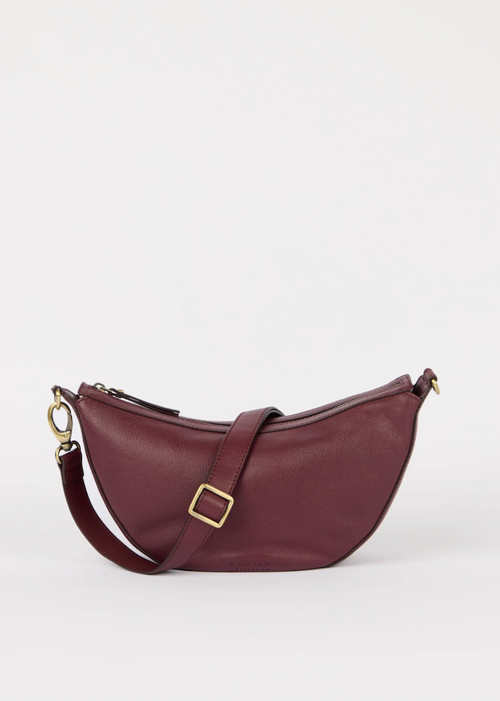 O My Bag | Leo in Dark Cherry Soft Grain