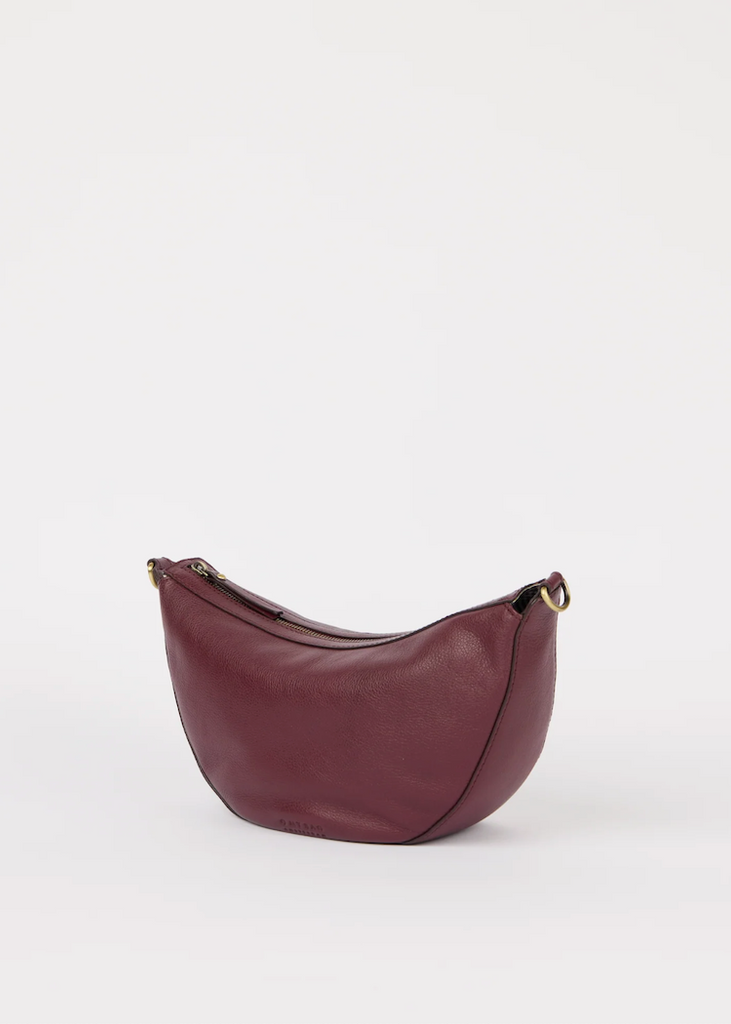O My Bag | Leo in Dark Cherry Soft Grain