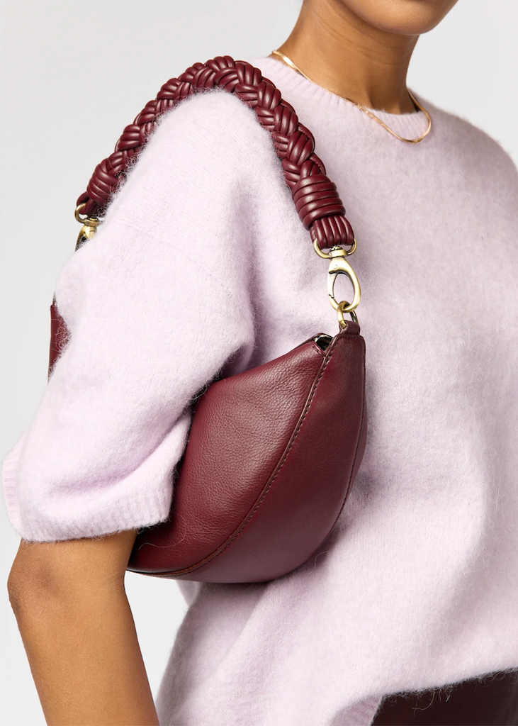 O My Bag | Leo in Dark Cherry Soft Grain