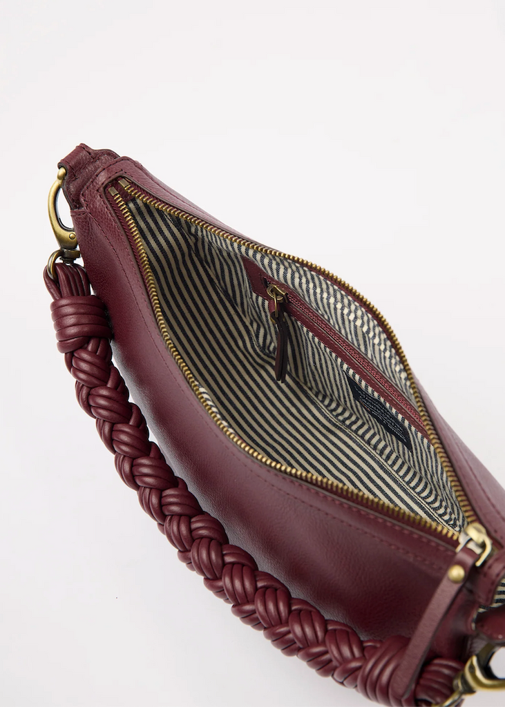 O My Bag | Leo in Dark Cherry Soft Grain