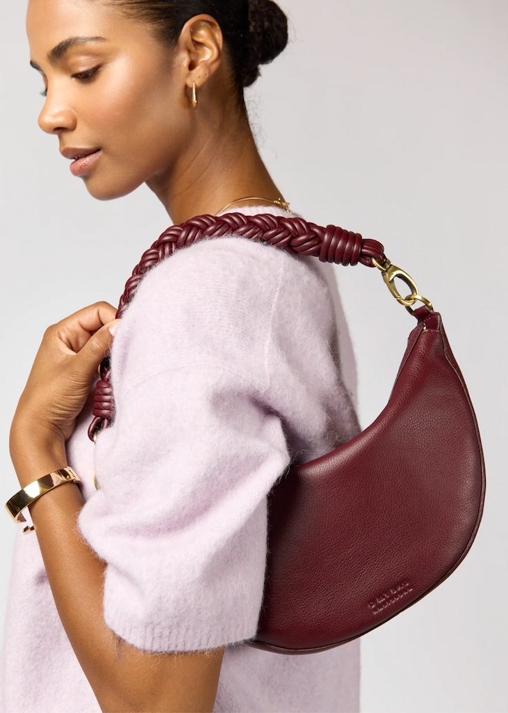 O My Bag | Leo in Dark Cherry Soft Grain