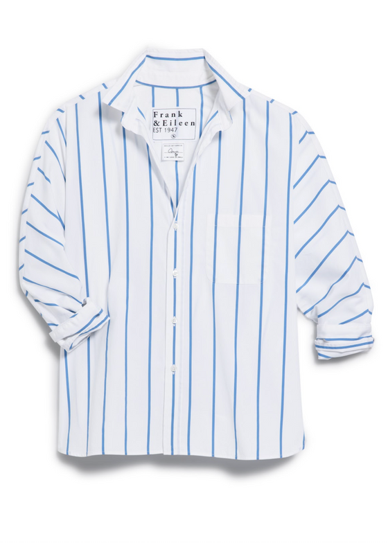 Frank & Eileen | Oona Continuous Sleeve Button-Up | Superluxe