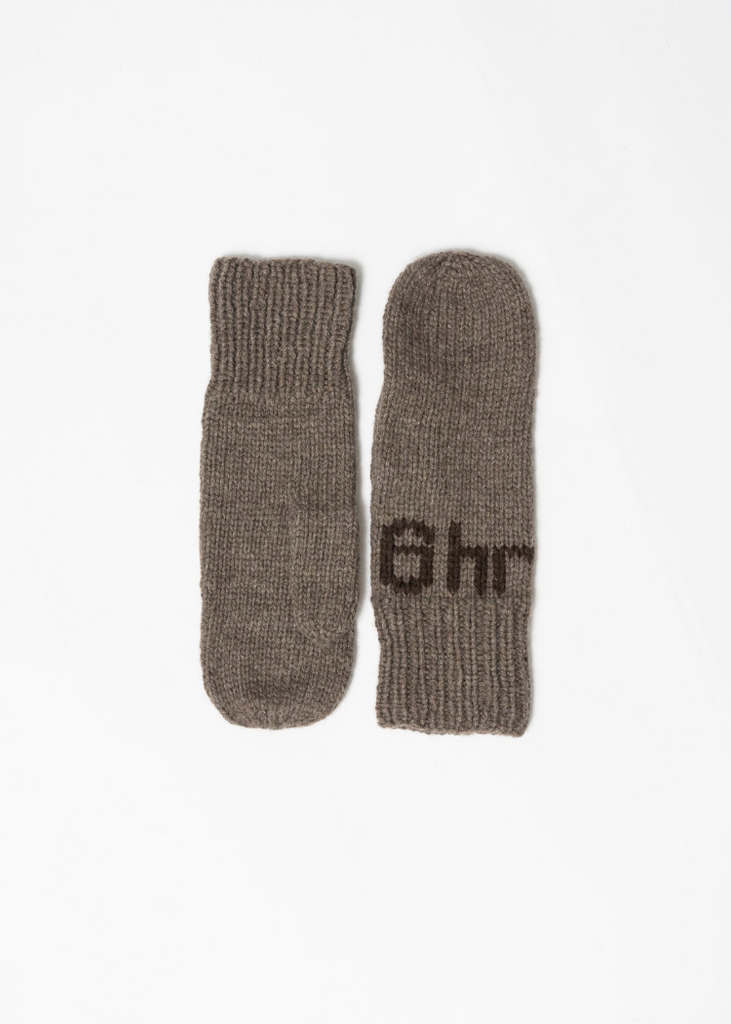 Dinadi | Yak Handknit Mittens | Oak Brown