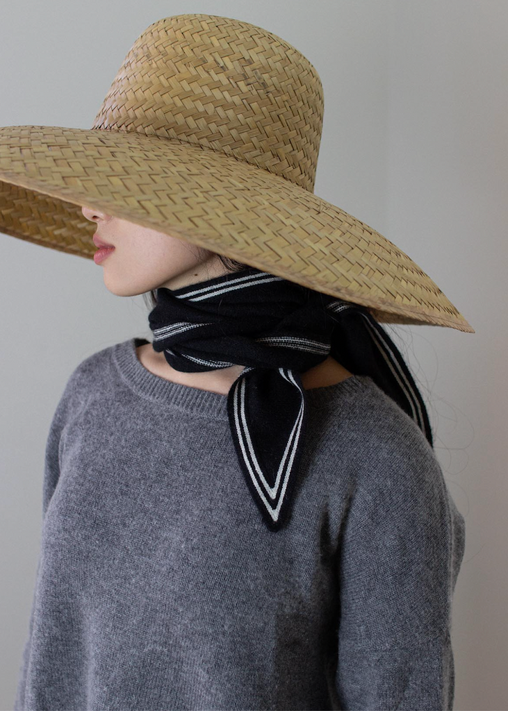 Oats + Rice | Neck Scarf | Black