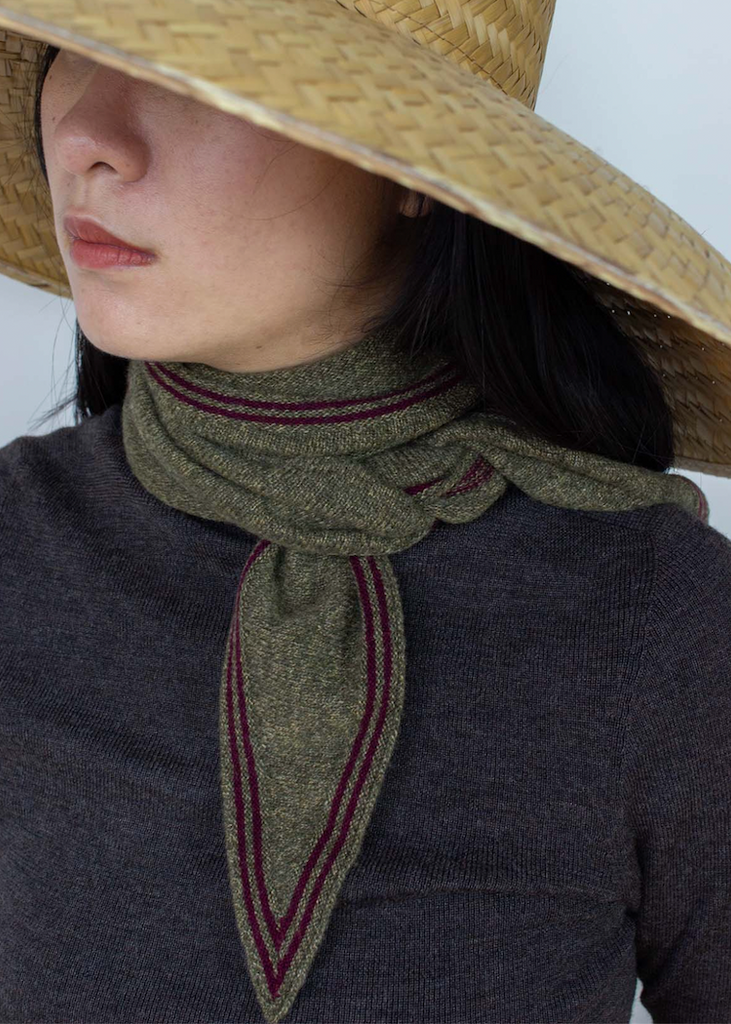 Oats + Rice | Neck Scarf | Green