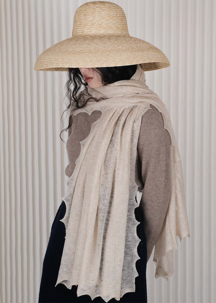 Oats + Rice | Scarf | Beige